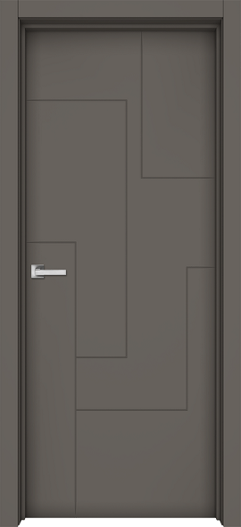 Межкомнатная дверь Модерн с ПВХ покрытием «Геометрия 3»