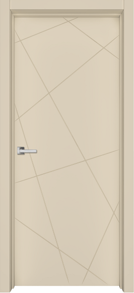 Межкомнатная дверь Модерн с ПВХ покрытием «Геометрия 7»